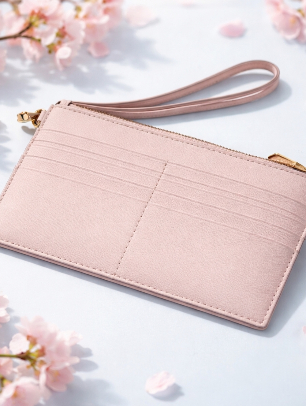 Michael Kors Zip Wristlet Pink Cardholder